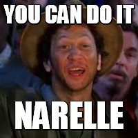 You Can Do It! | YOU CAN DO IT; NARELLE | image tagged in you can do it | made w/ Imgflip meme maker