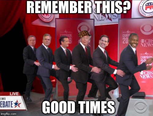 Good Times Long Past | REMEMBER THIS? GOOD TIMES | image tagged in republicans | made w/ Imgflip meme maker