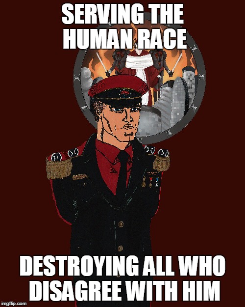 Evolution Is Served | SERVING THE HUMAN RACE; DESTROYING ALL WHO DISAGREE WITH HIM | image tagged in sci-fi,book,self-published | made w/ Imgflip meme maker