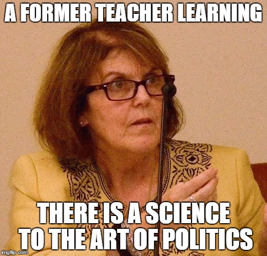 NO DOCTOR IN THE SPED HOUSE | A FORMER TEACHER LEARNING THERE IS A SCIENCE TO THE ART OF POLITICS | image tagged in school committee,special education,doctorate | made w/ Imgflip meme maker