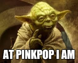 yoda | AT PINKPOP I AM | image tagged in yoda | made w/ Imgflip meme maker