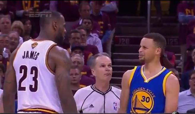 Curry and Lebron Blank Meme Template