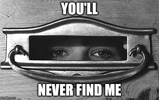 YOU'LL NEVER FIND ME | made w/ Imgflip meme maker