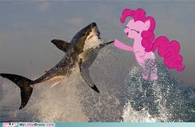 High Quality Pinkie pie shark Blank Meme Template
