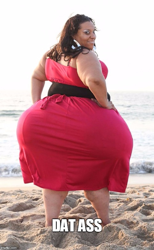 A circumference of over 8' Mikel Ruffinelli, from Los Angeles, America, officially has the world's largest hips and ass | DAT ASS | image tagged in really fat girl,memes | made w/ Imgflip meme maker