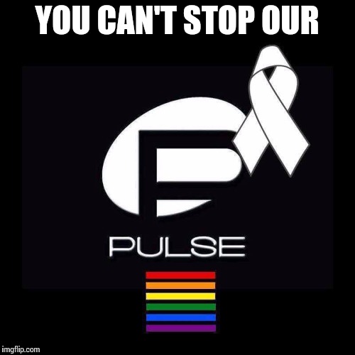 Pulse | YOU CAN'T STOP OUR | image tagged in pulse | made w/ Imgflip meme maker