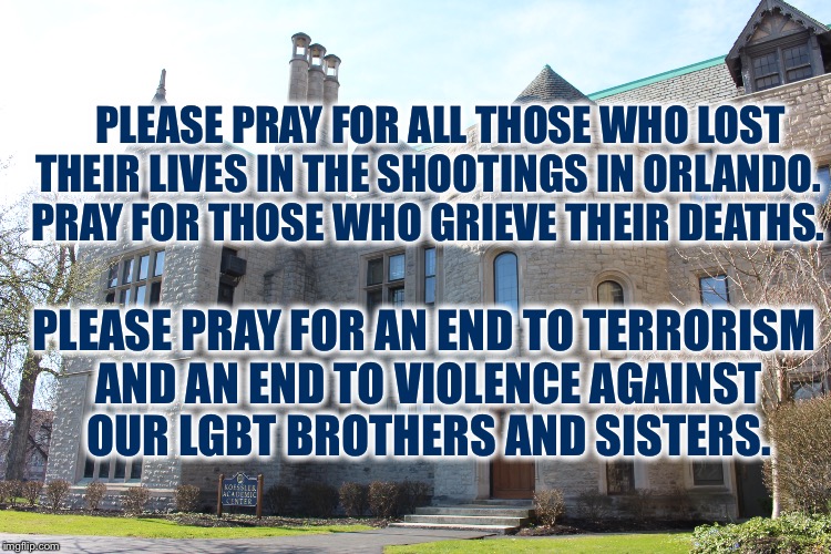 PLEASE PRAY FOR ALL THOSE WHO LOST THEIR LIVES IN THE SHOOTINGS IN ORLANDO. PRAY FOR THOSE WHO GRIEVE THEIR DEATHS. PLEASE PRAY FOR AN END TO TERRORISM AND AN END TO VIOLENCE AGAINST OUR LGBT BROTHERS AND SISTERS. | image tagged in prayer | made w/ Imgflip meme maker