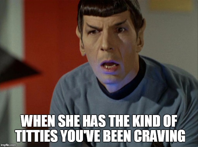WHEN SHE HAS THE KIND OF TITTIES YOU'VE BEEN CRAVING | image tagged in shocked | made w/ Imgflip meme maker