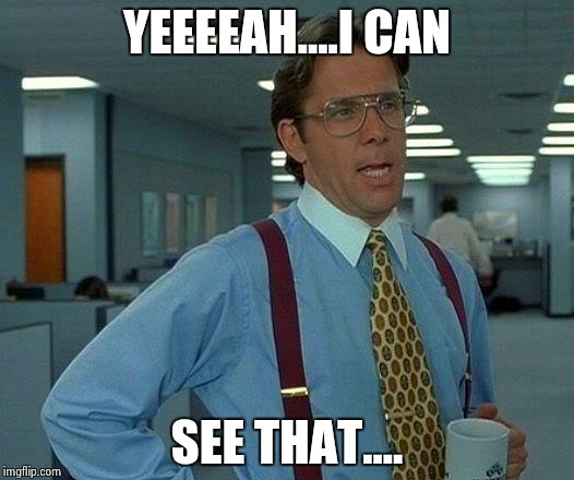 That Would Be Great Meme | YEEEEAH....I CAN SEE THAT.... | image tagged in memes,that would be great | made w/ Imgflip meme maker