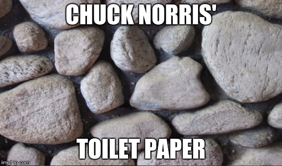CHUCK NORRIS' TOILET PAPER | made w/ Imgflip meme maker