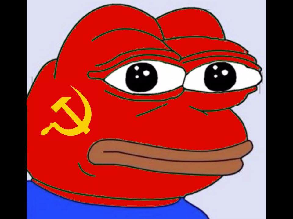 Communist Pepe Blank Meme Template