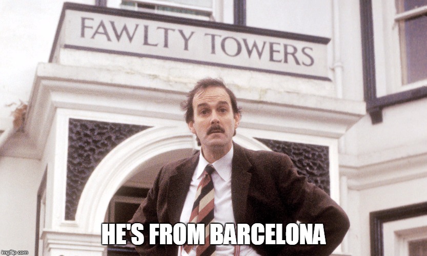 HE'S FROM BARCELONA | made w/ Imgflip meme maker