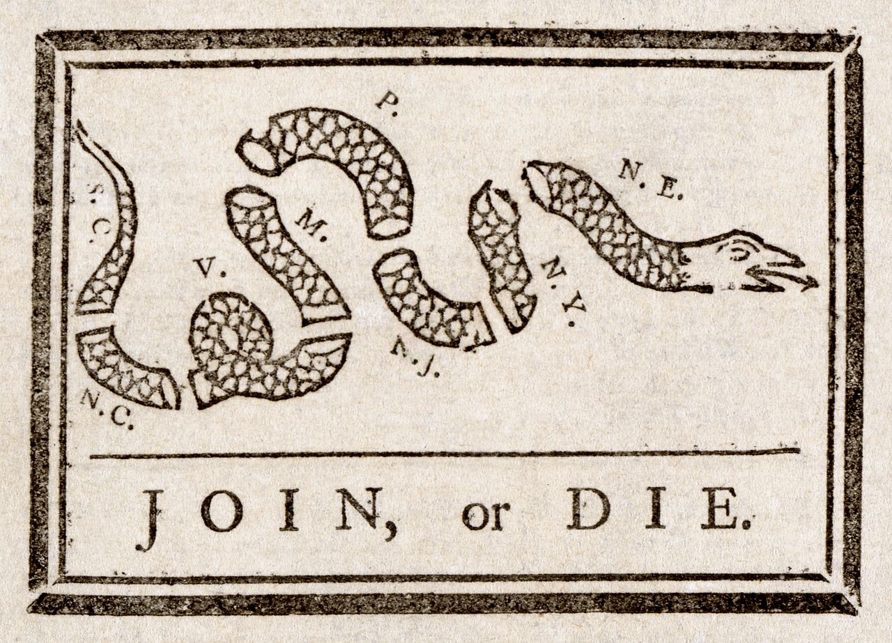 High Quality Join or die  Blank Meme Template