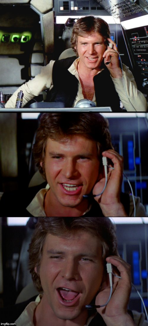 High Quality Bad Pun Han Solo Blank Meme Template