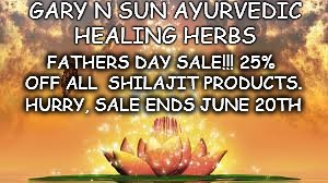 GARY N SUN AYURVEDIC HEALING HERBS; FATHERS DAY SALE!!! 25% OFF ALL
 SHILAJIT PRODUCTS. HURRY, SALE ENDS JUNE 20TH | made w/ Imgflip meme maker