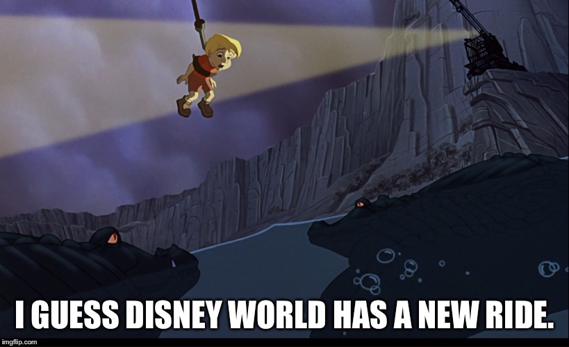 In other news... | I GUESS DISNEY WORLD HAS A NEW RIDE. | image tagged in orlando,disney | made w/ Imgflip meme maker