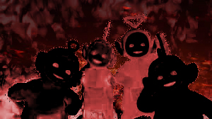 High Quality Teletubbies from Hell Blank Meme Template