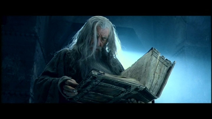 Gandalf reading Book of Thorin Blank Meme Template