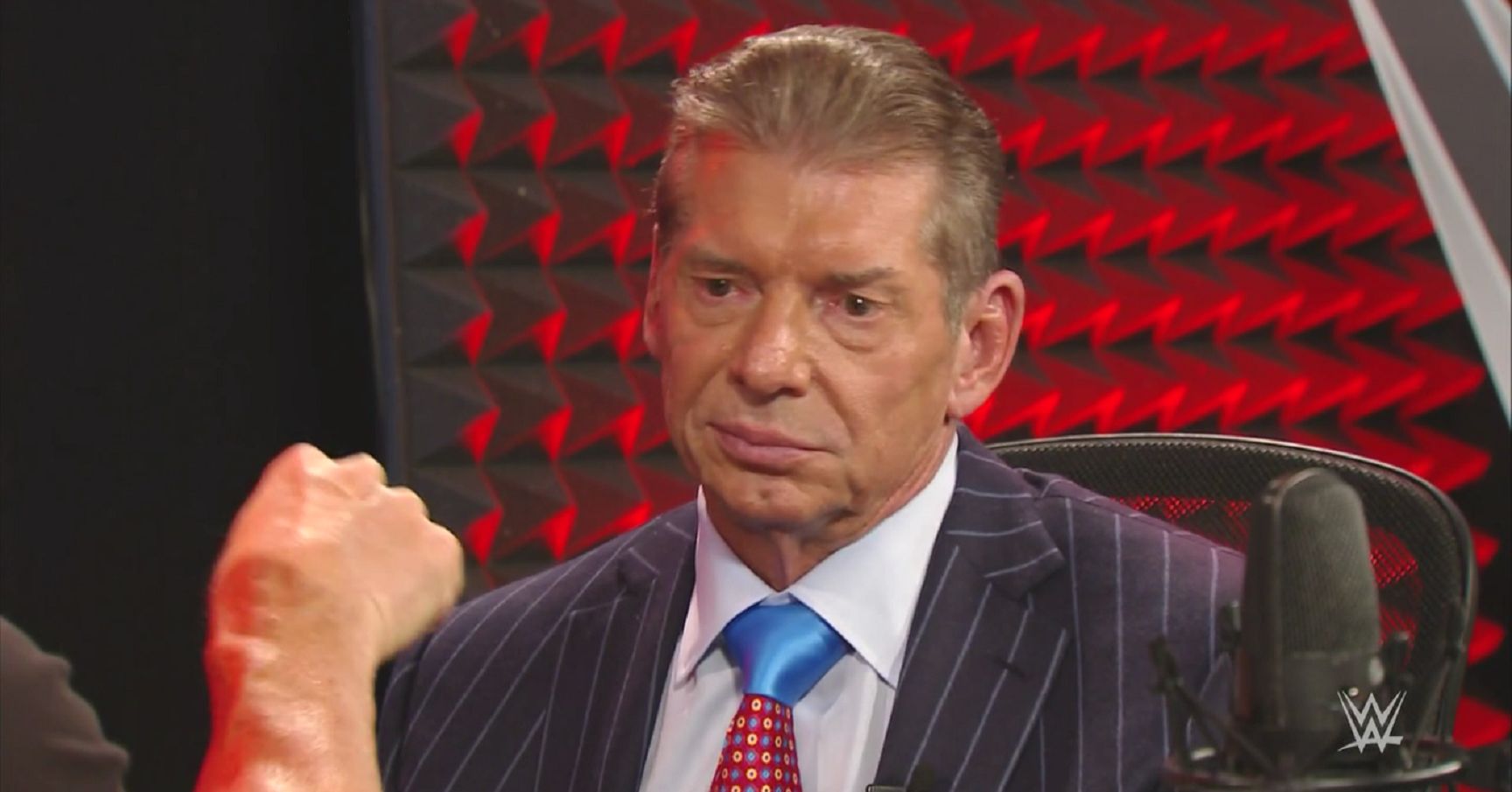 High Quality confused vince mcmahon Blank Meme Template