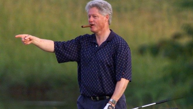 Bill Clinton Cigar Blank Meme Template