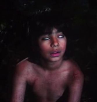 Mowgli bored/tired Blank Meme Template