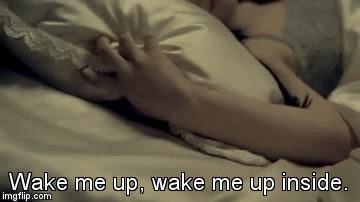 Wake me up, wake me up inside. | image tagged in gifs | made w/ Imgflip video-to-gif maker
