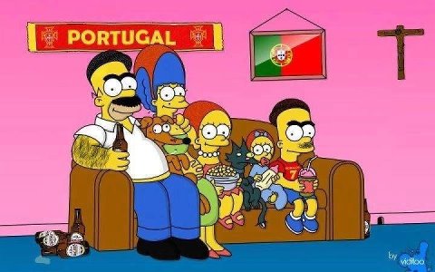 Portugal Simpsons Blank Meme Template