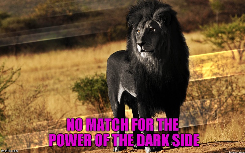 NO MATCH FOR THE POWER OF THE DARK SIDE | made w/ Imgflip meme maker