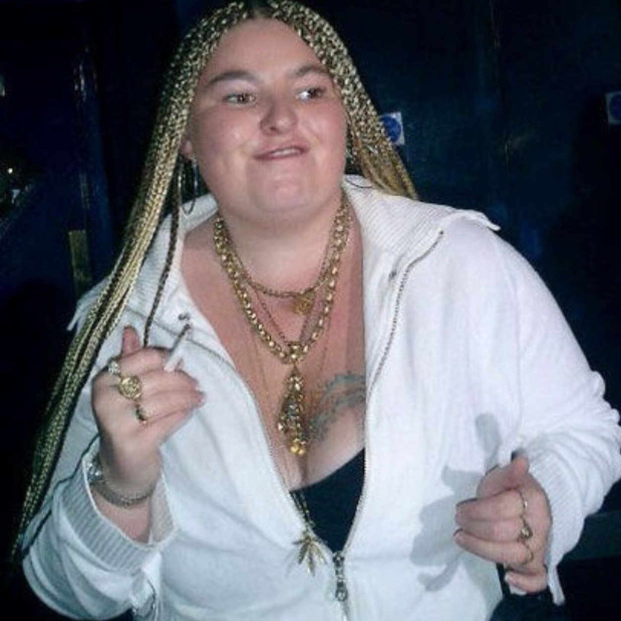 Chav Gal Dem Blank Meme Template