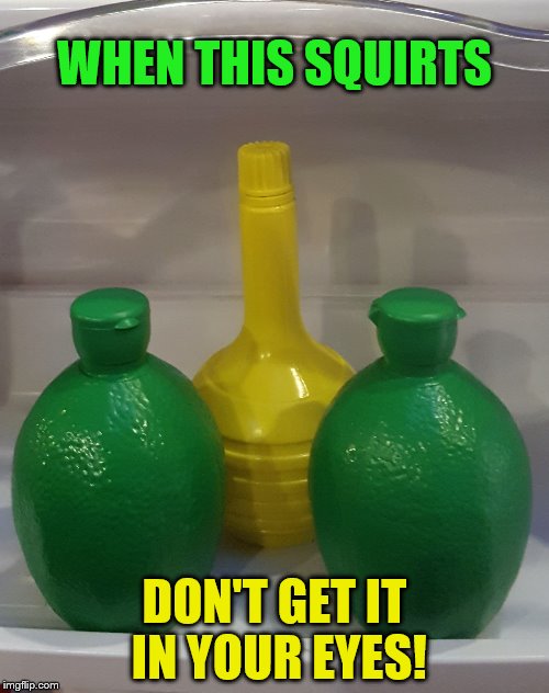 WHEN THIS SQUIRTS; DON'T GET IT IN YOUR EYES! | image tagged in citrenis | made w/ Imgflip meme maker