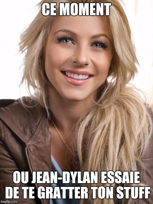 Oblivious Hot Girl Meme | CE MOMENT OU <b>JEAN-DYLAN</b> ESSAIE DE TE GRATTER TON - 162c1g