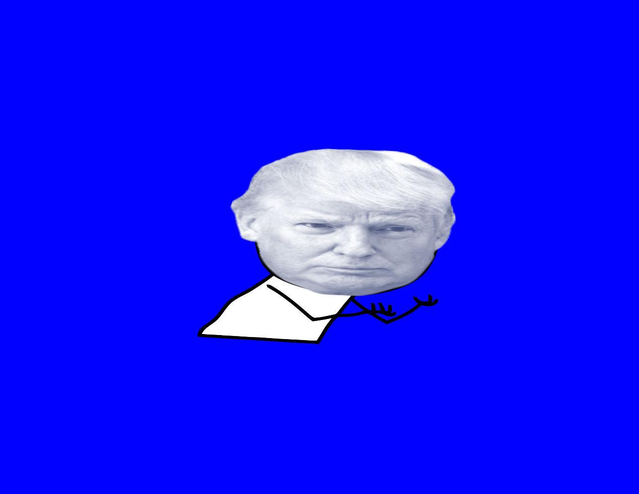 Trump y u no Blank Meme Template