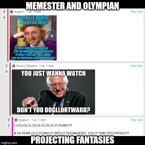 MEMESTER AND OLYMPIAN; PROJECTING FANTASIES | made w/ Imgflip meme maker