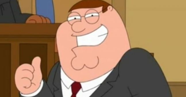 peter griffin approves Blank Meme Template