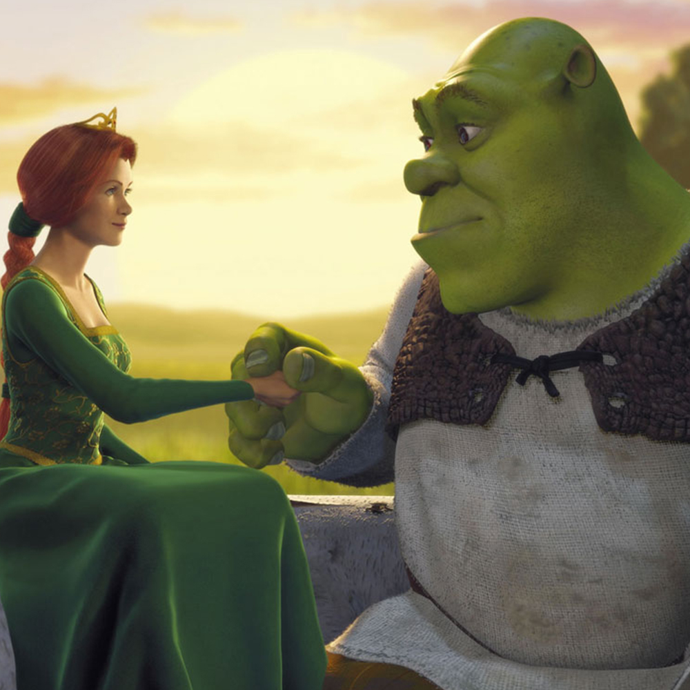 Shrek and Fiona Blank Meme Template