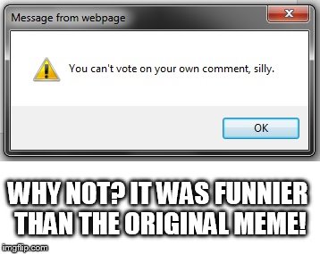 Sometimes the comments are way better. | WHY NOT? IT WAS FUNNIER THAN THE ORIGINAL MEME! | image tagged in imgflip,comments,funny,funny comments | made w/ Imgflip meme maker