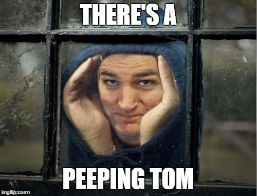 THERE'S A PEEPING TOM | made w/ Imgflip meme maker