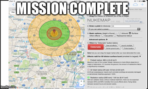 MISSION COMPLETE | made w/ Imgflip meme maker