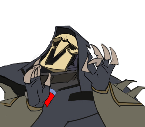 Reaper overwatch just right Blank Meme Template