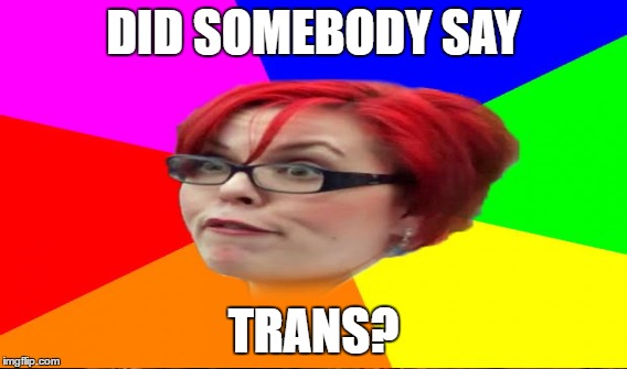DID SOMEBODY SAY TRANS? | made w/ Imgflip meme maker