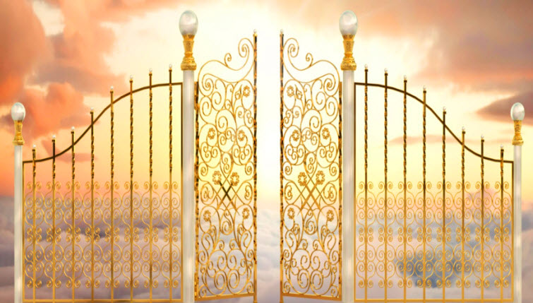 Pearly Gates Blank Meme Template