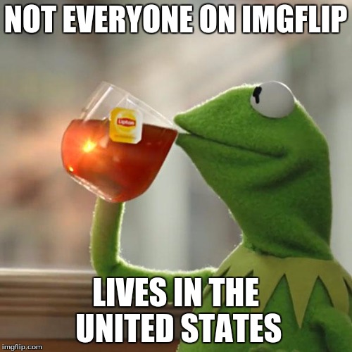 But That's None Of My Business Meme | NOT EVERYONE ON IMGFLIP LIVES IN THE UNITED STATES | image tagged in memes,but thats none of my business,kermit the frog | made w/ Imgflip meme maker