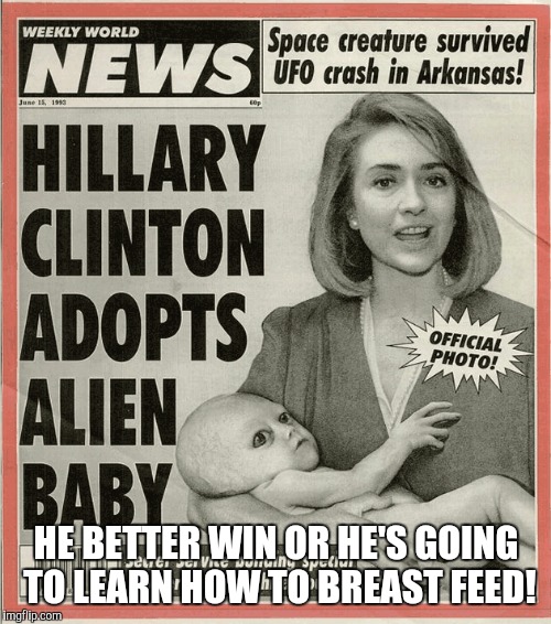 HE BETTER WIN OR HE'S GOING TO LEARN HOW TO BREAST FEED! | made w/ Imgflip meme maker