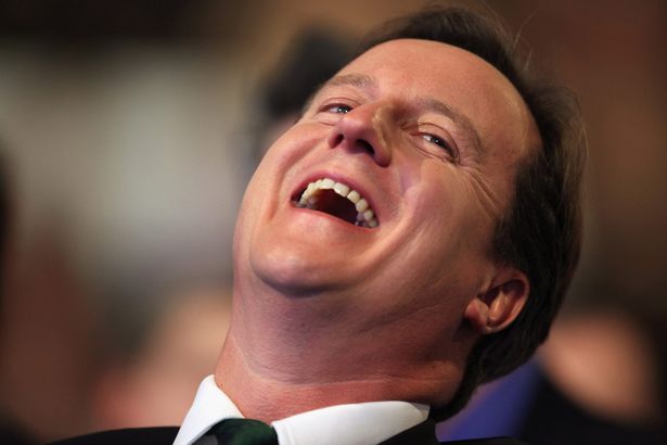 David Cameron Laughing Blank Meme Template