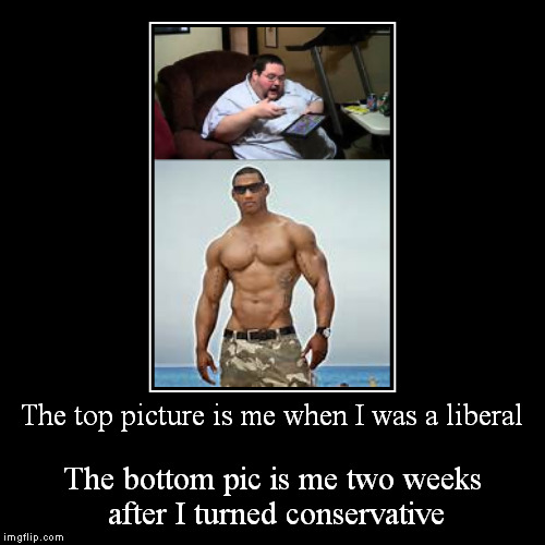 Take the 2 week conservative challenge! | image tagged in funny,demotivationals | made w/ Imgflip demotivational maker