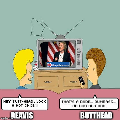 The Great Cornhillario | BEAVIS                                  BUTTHEAD | image tagged in republican,gop,benghazi,email scandal,presidential race,nominee | made w/ Imgflip meme maker