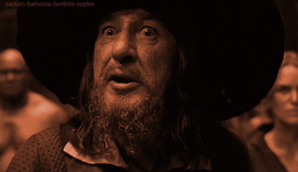 High Quality pirates of the caribbean barbossa Blank Meme Template