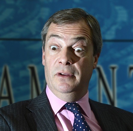 High Quality Farage surprise Blank Meme Template