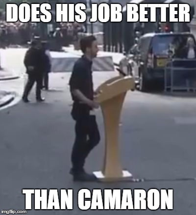 DOES HIS JOB BETTER; THAN CAMARON | image tagged in still a beter job than | made w/ Imgflip meme maker