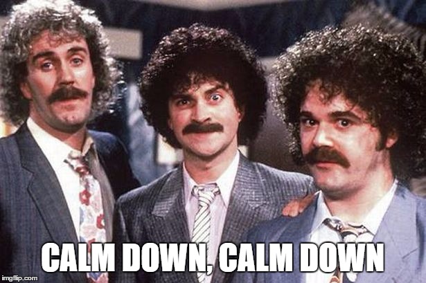 Brexit - it's not a f**king disaster | CALM DOWN, CALM DOWN | image tagged in brexit | made w/ Imgflip meme maker